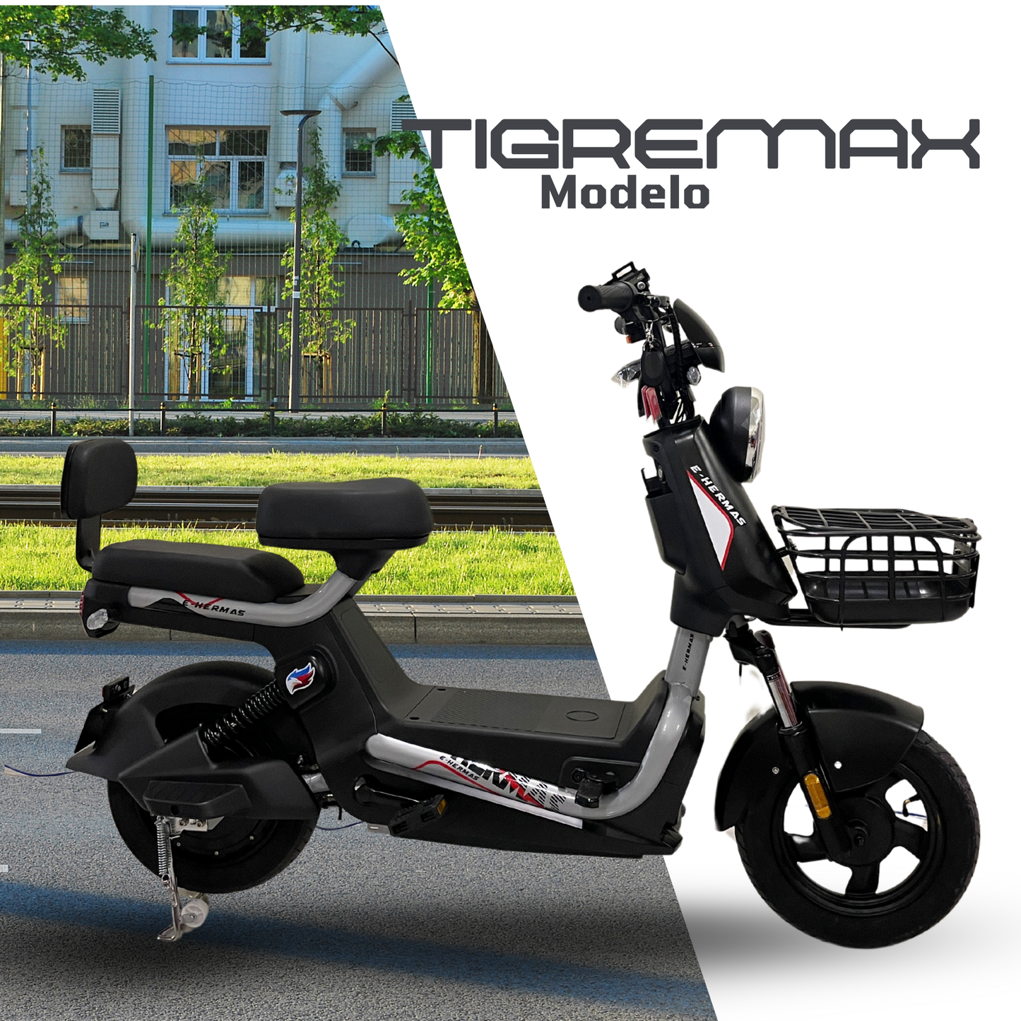 Motobici Eléctrica E-hermas Tigre Max