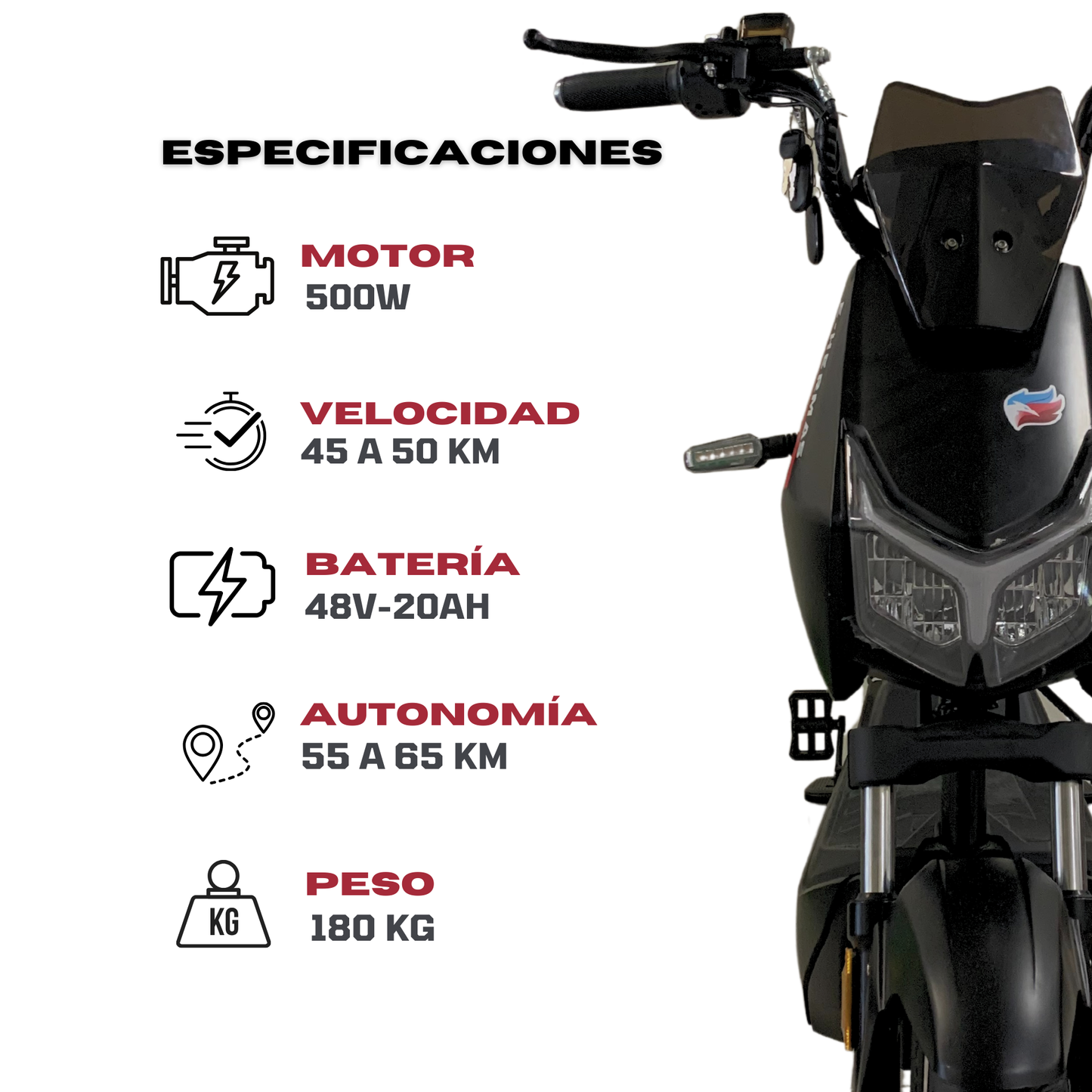 Motobici eléctrica e-hermas YACHI