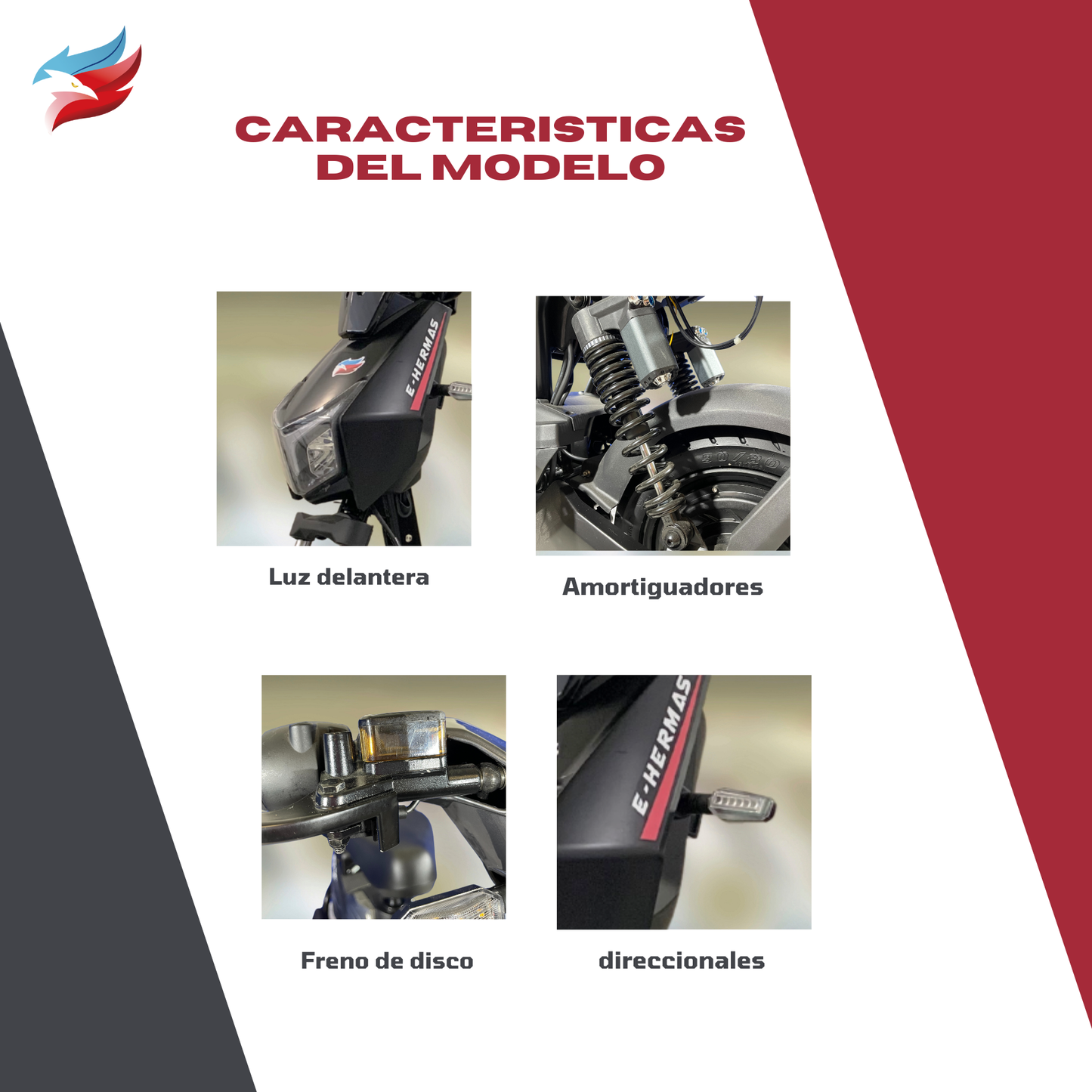 Motobici eléctrica e-hermas YACHI