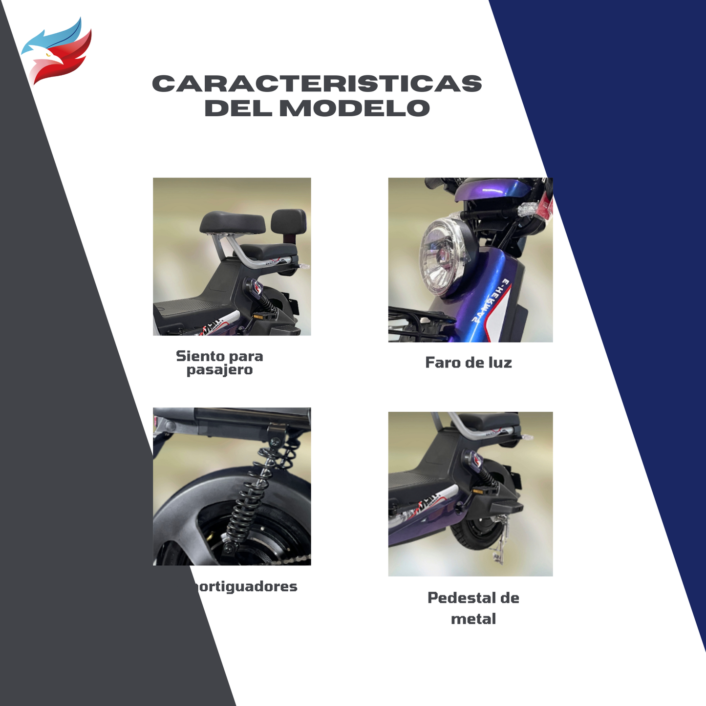 Motobici Eléctrica E-hermas Tigre Max