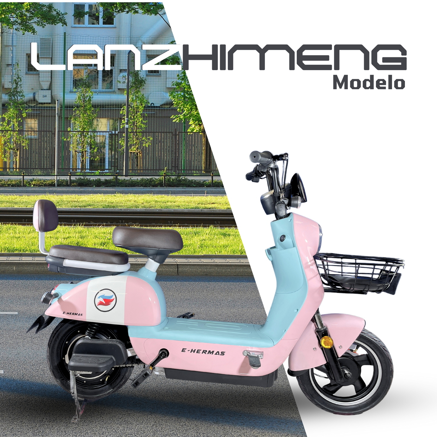 Motobici eléctrica E-hermas Lanzhimeng