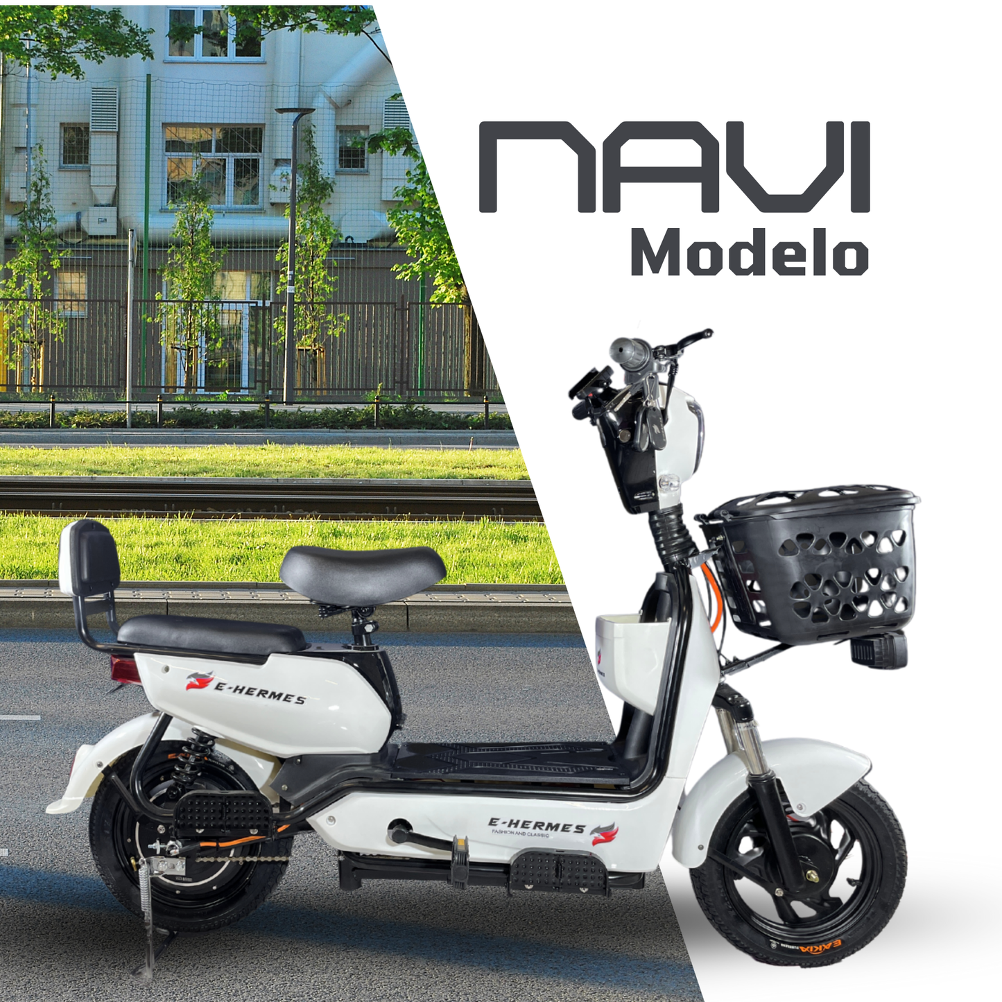 Motobici eléctrica E-hermas NAVI