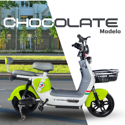 Motobici eléctrica E-hermas Chocolate