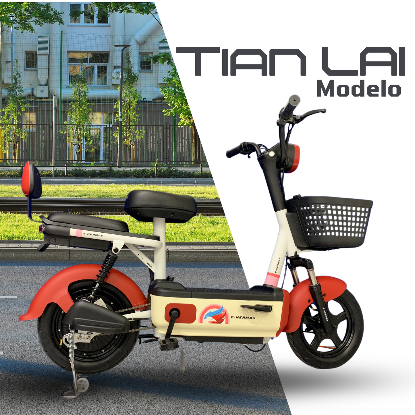 Motobici Eléctrica E-hermas Tian Lai