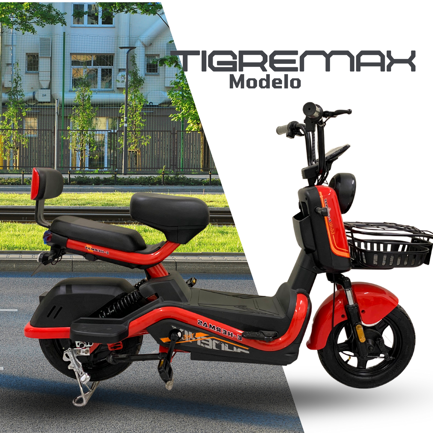 Motobici eléctrica E-hermas Tuhu Max