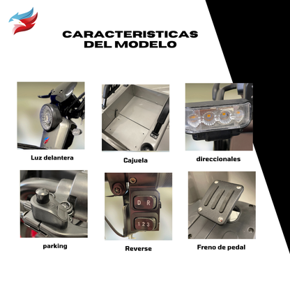 Triciclo Eléctrico E-hermas Xiadou