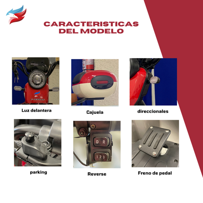 Triciclo Eléctrico E-hermas Jiakechong