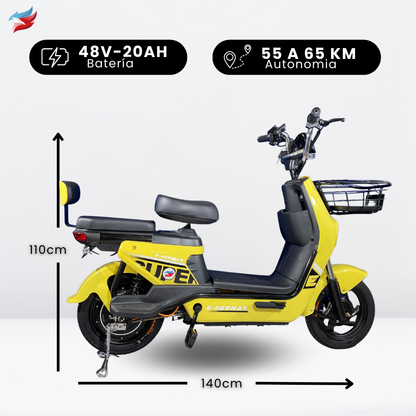 Motobici eléctrica E-hermas FOX